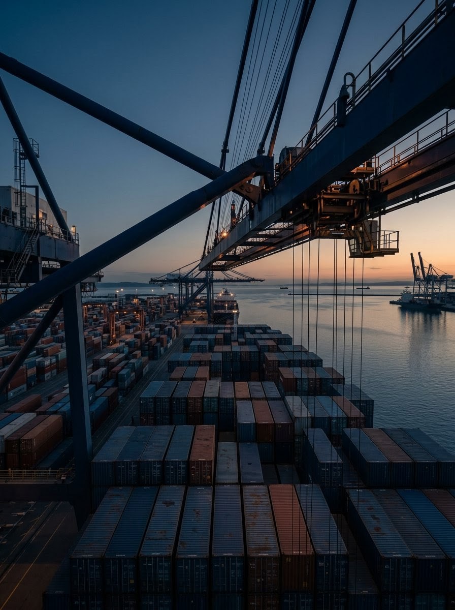 Ports, freight, and the rerouting of global trade